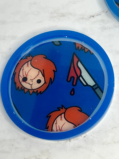 Kawaii Horror Chucky Childs Play Coaster Set