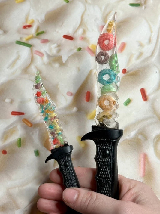 Cereal Killer 2.0- Real Cereal Decorative Resin Knife - MADE TO ORDER